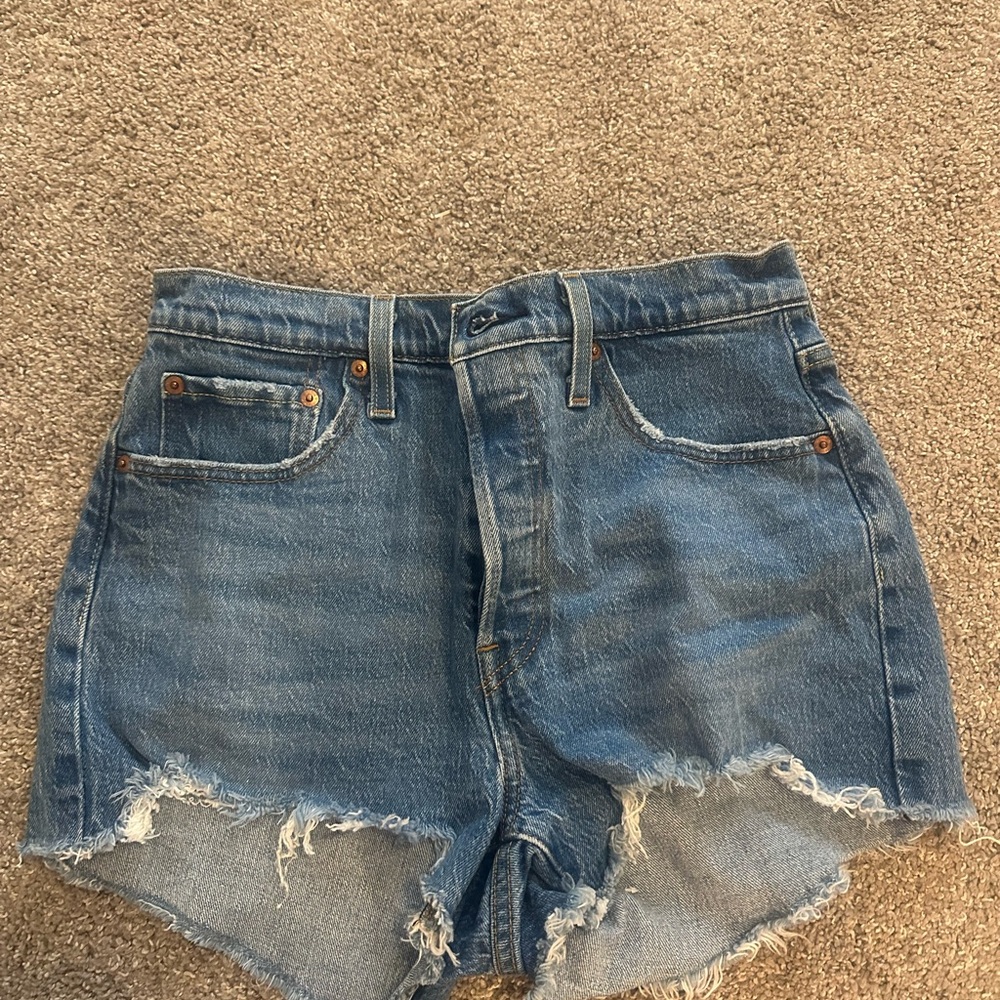Denim Distressed Women's Shorts